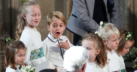 Książę George skradł show na ślubie księżniczki Eugenii. Wszystkie oczy były skierowane na niego