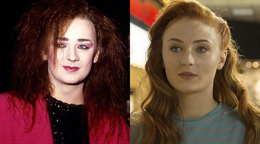 Sophie Turner jako Boy George? Podobieństwo jest wręcz uderzające