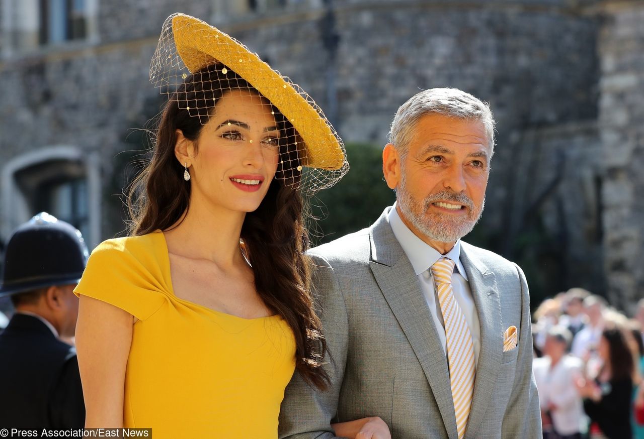 Amal i George przyćmili wszystkich gości. Wyglądali najlepiej na ślubie Meghan i Harry'ego