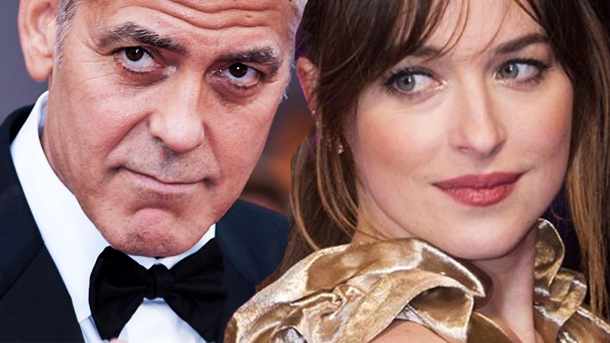 Dakota Johnson i George Clooney