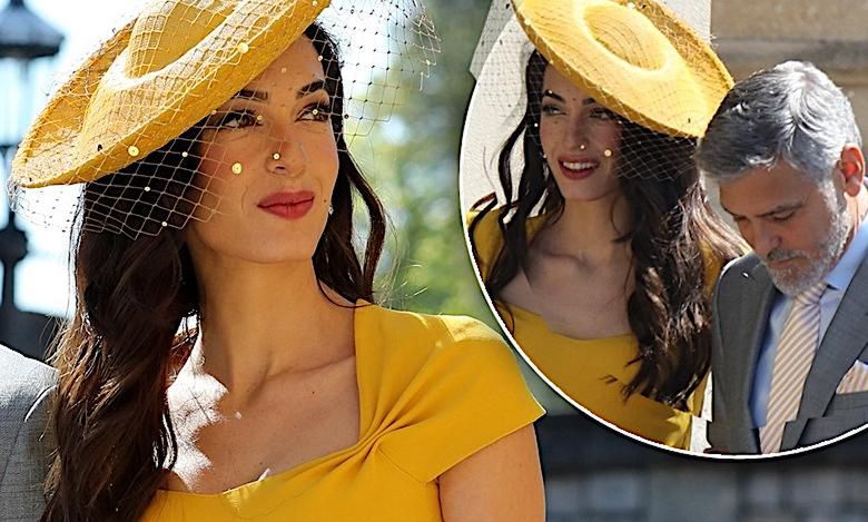 Amal Clooney najpiękniej ubraną gwiazdą na ślubie księcia Harry'ego i Meghan Markle? Swoją kreacją przyćmiła nawet Victorię!