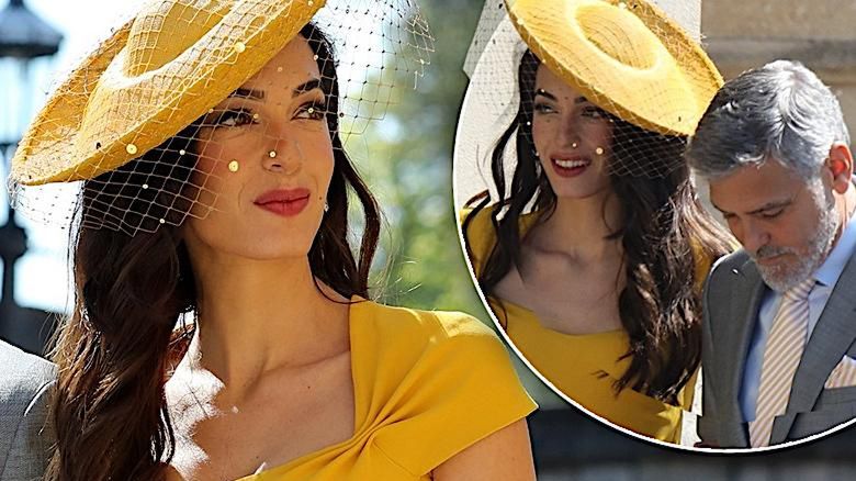 Amal i George Clooney na ślubie księcia Harry'ego i Meghan Markle