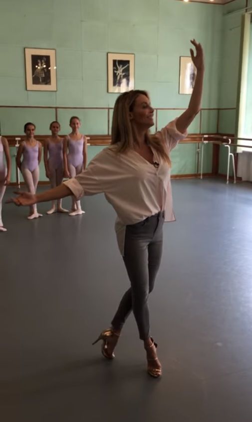 Małgorzata Rozenek w szkole baletowej