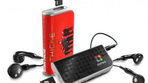 Odtwarzacz Sansa SlotMusic. Oczywiście na karty SlotMusic. 1