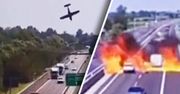 Katastrofa we Włoszech. Samolot runął na autostradę