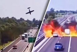 Katastrofa we Włoszech. Samolot runął na autostradę