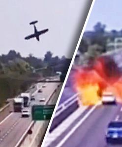 Katastrofa we Włoszech. Samolot runął na autostradę