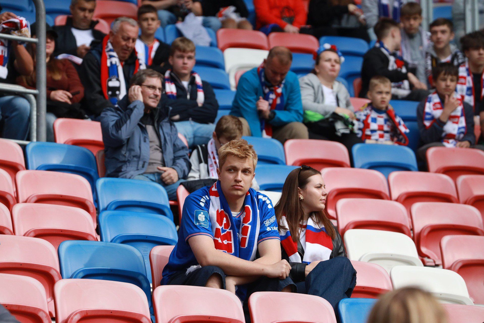 Kibice na meczu Górnika Zabrze z Koroną Kielce