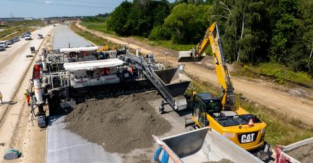 Beton przyszłości na autostradzie A2. Kierowcy pojadą po pilotażowym odcinku