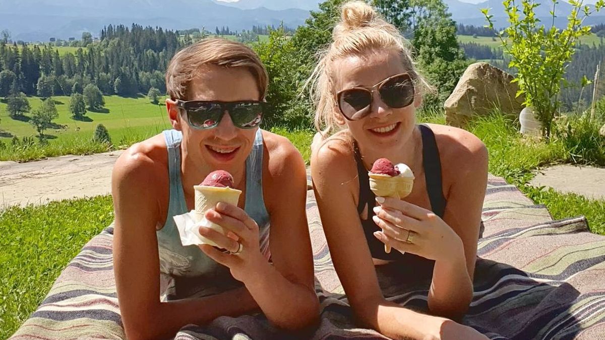 Kamil Stoch i Ewa Bilan-Stoch