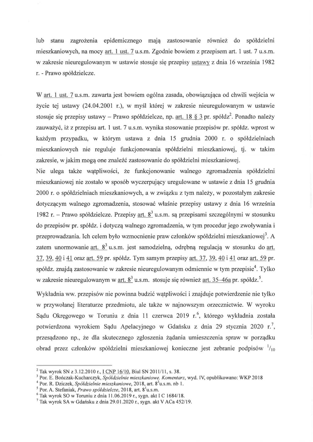 Odpowiedzi Krajowej Rady Spółdzielczej