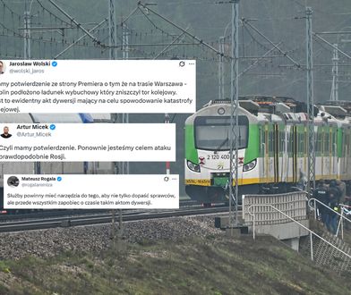 Dywersja na kolei. Fala komentarzy. "Ponownie jesteśmy celem"