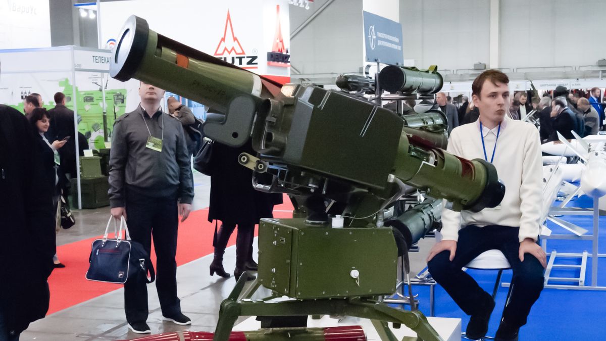 Wyrzutnia przeciwpancernego pocisku kierowanego Stugna