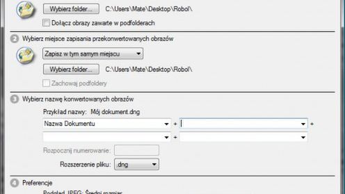 Dla początkujących: konwersja do formatu DNG 1