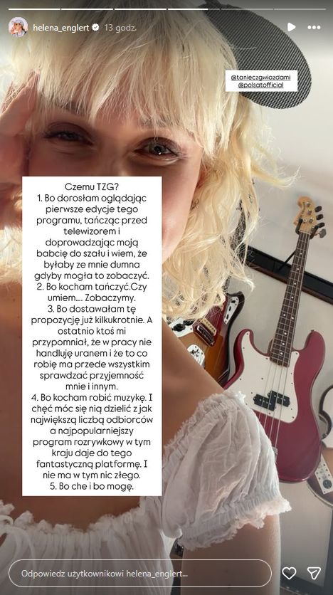 Helena Englert ujawnia, dlaczego zgodziła się na "TzG"