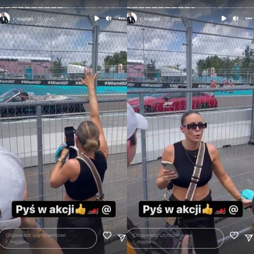 Małgorzata Rozenek i Radosław Majdan brylują na Grand Prix Miami