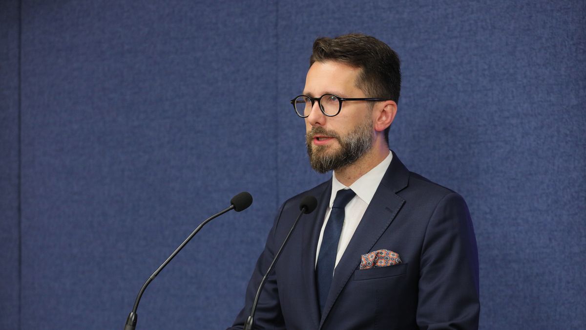 Na zdjęciu rzecznik partii Radosław Fogiel