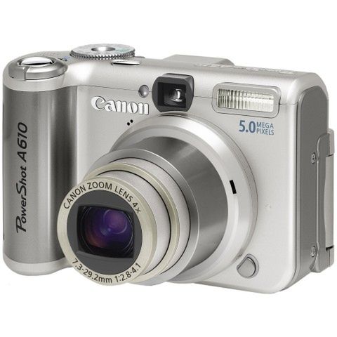 Canon PowerShot A610 to starszy kompakt (2005 rok), który całkiem dobrze przyjął się wśród użytkowników