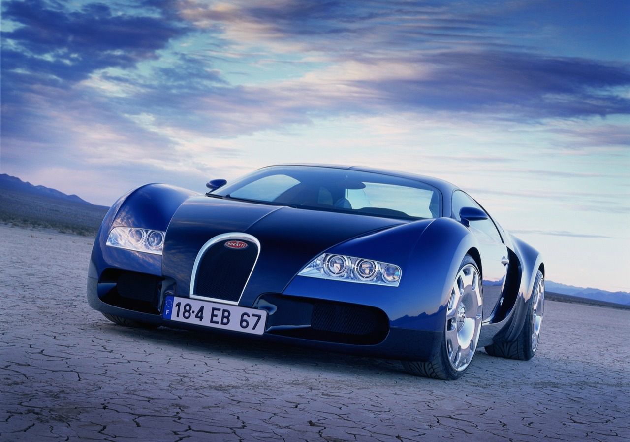 Bugatti EB 18.4 Veyron. Niedaleko mu już do formy produkcyjnej