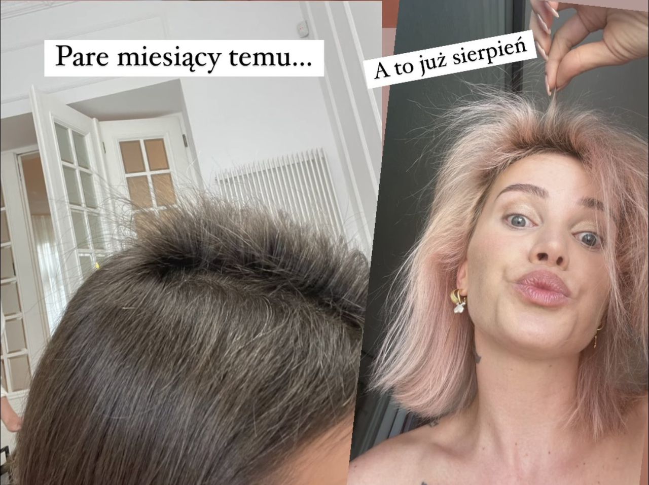 Julia Kuczyńska pokazuje odrastające włosy
Instagram/maffashion_official