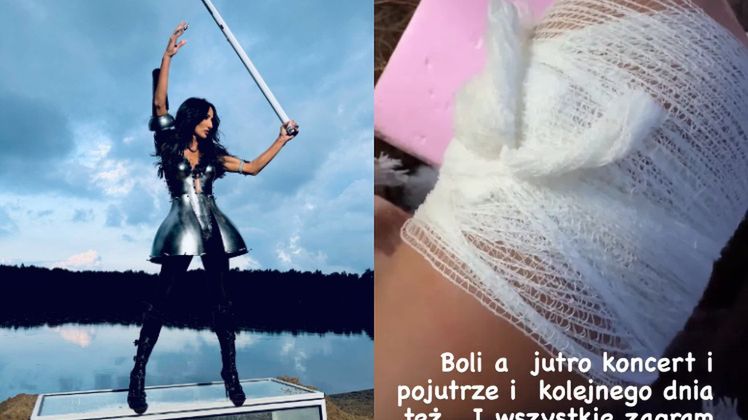 Justyna Steczkowska musiała przerwać prace na planie teledysku