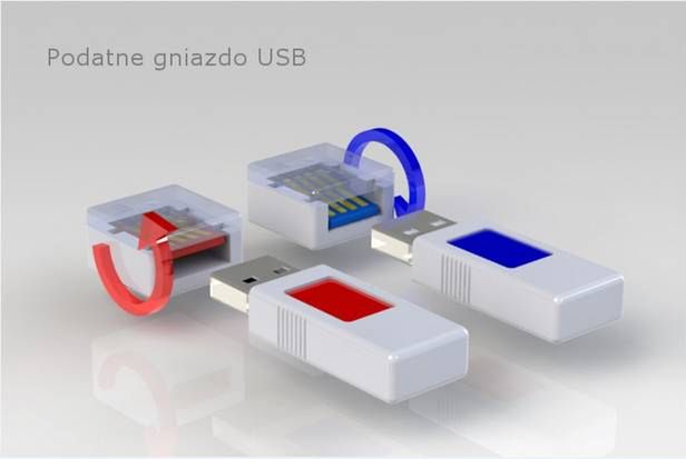 Podatne gniazdo USB typu A (Fot. AGH.edu.pl)
