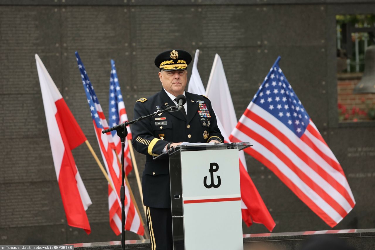 Gen. Mark A. Milley w Polsce