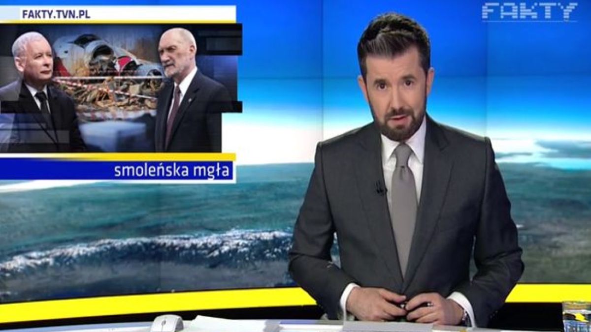 Materiał na temat "walki o prawdę" Kaczyńskiego i Macierewicza został wyemitowany w piątkowym wydaniu "Faktów" na TVN 