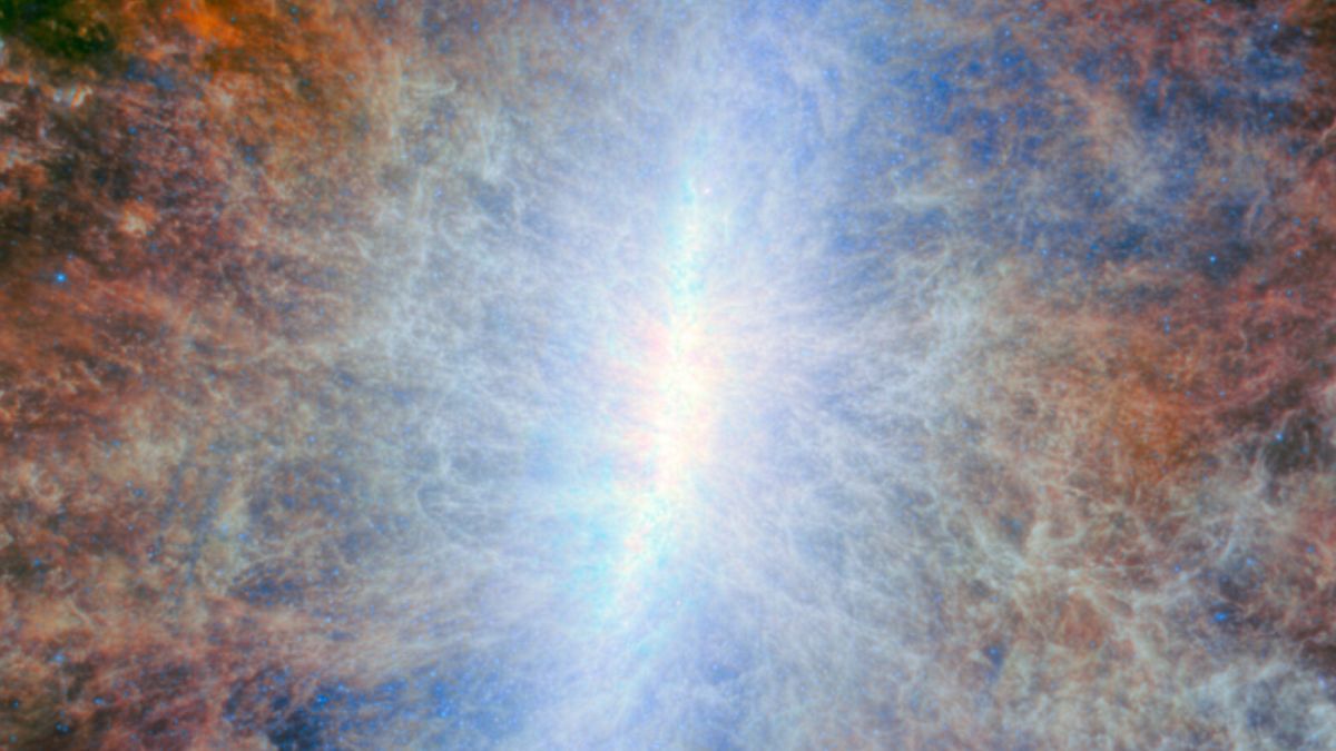 Zdjęcie Galaktyki Cygaro wykonany przez Teleskop Webba.