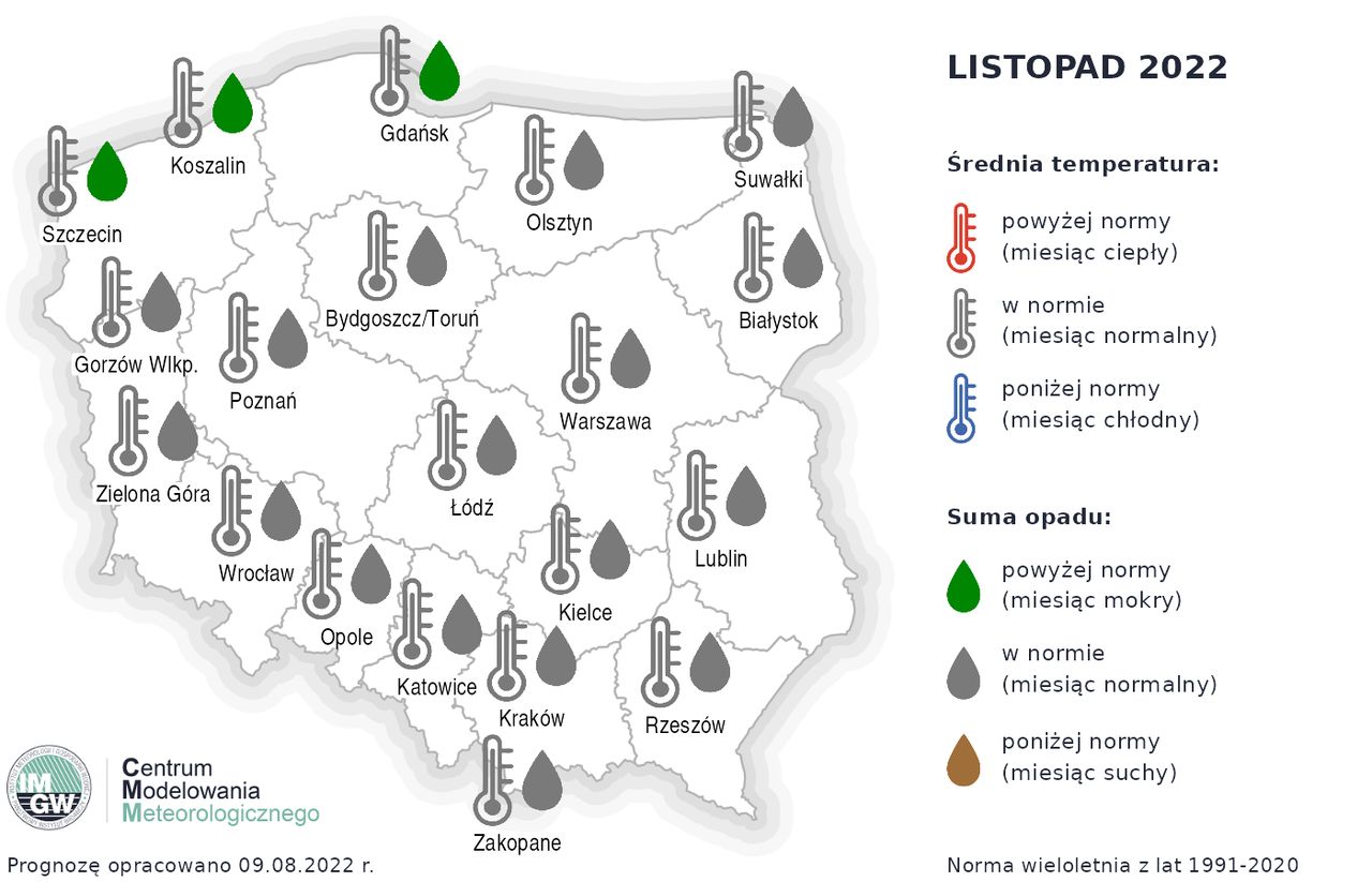 Jaka będzie zima 2022? Prognozy IMGW wskazują, kiedy spadnie śnieg.