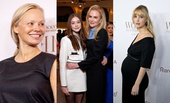 Tłum gwiazd na gali w Los Angeles: Nicole Kidman z 13-letnią córką, dostojna Pamela Anderson, ciężarna Jennifer Lawrence