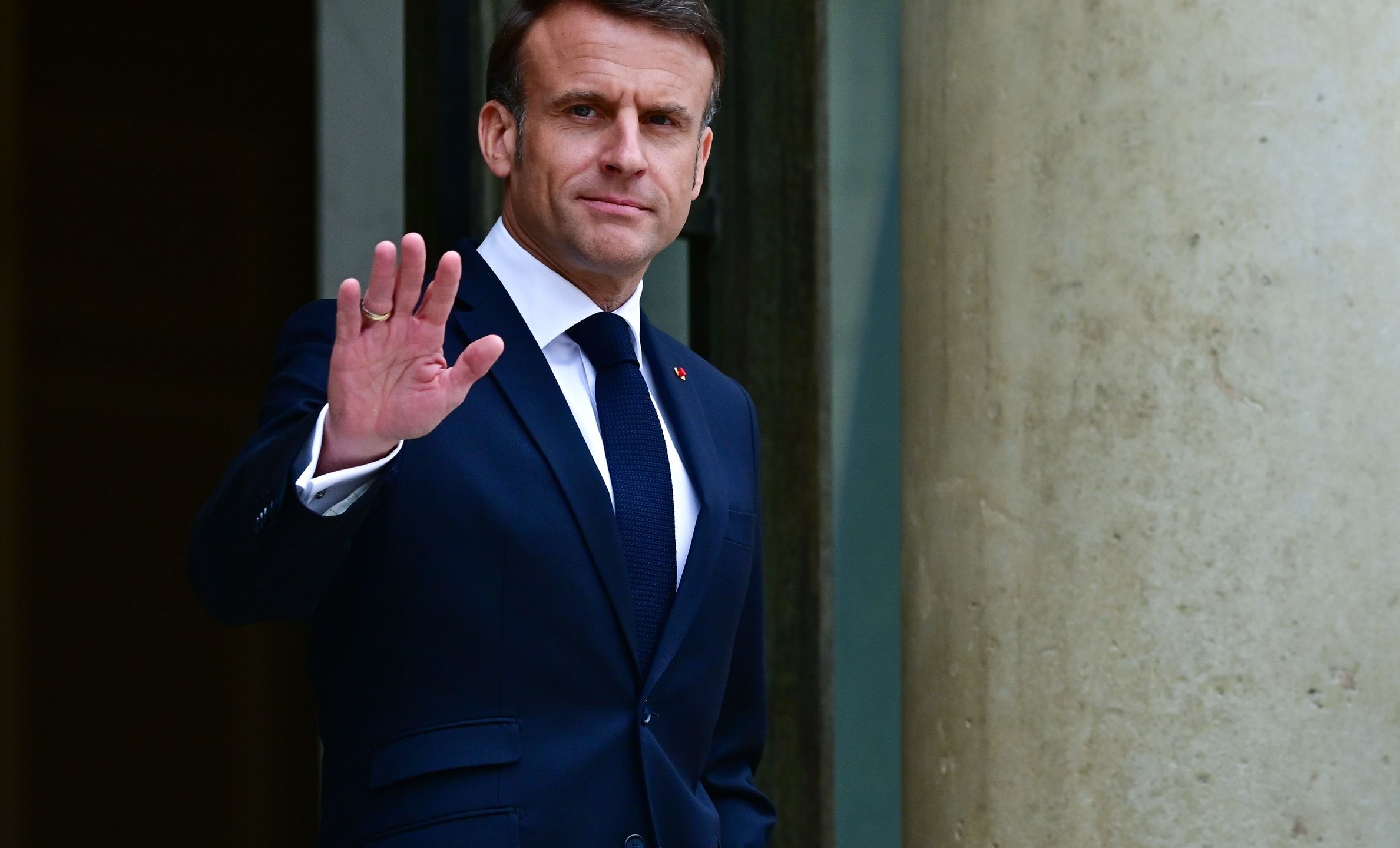 Prezydent Francji Emmanuel Macron