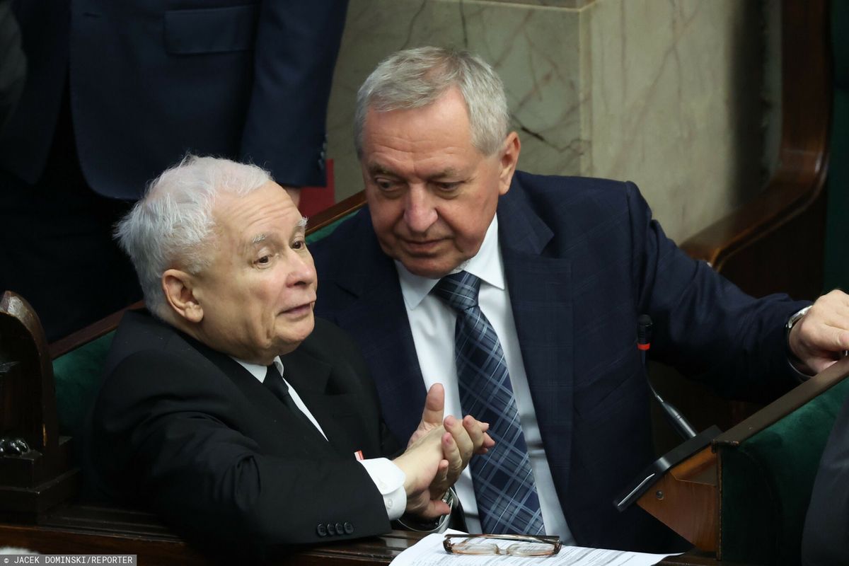 Jarosław Kaczyński i Henryk Kowalczyk