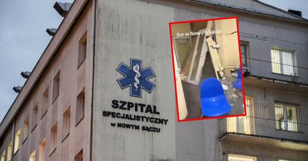 Katastrofa budowlana w sądeckim szpitalu. Zawaliła się ściana