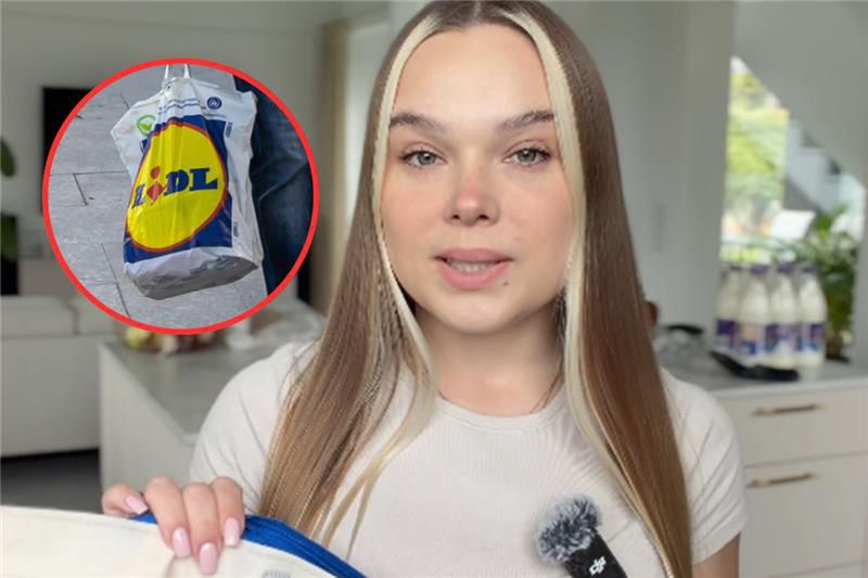 Trzy kostki masła to początek. Pokazała zakupy z Lidla za 387 zł