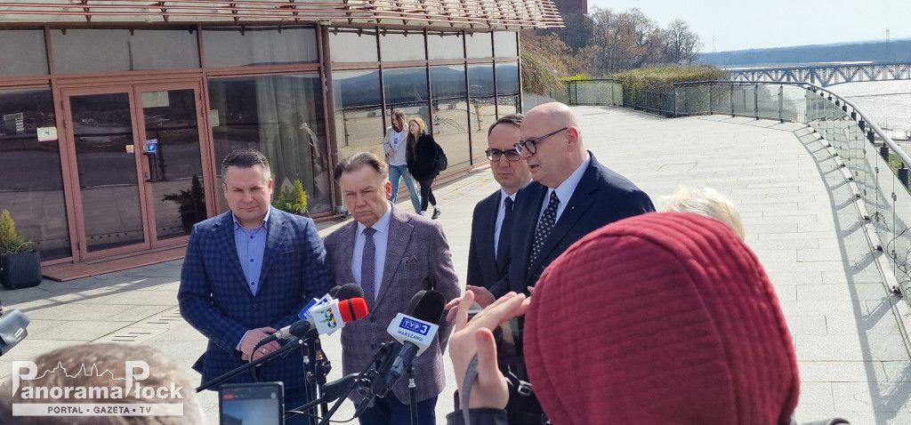 Wizyta Ministra Infrastruktury Dariusza Klimczaka w Płocku