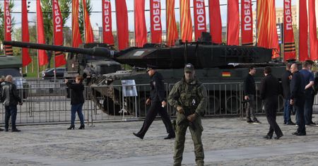 Czołg Leopard w Moskwie. Rosyjska propaganda już się chwali