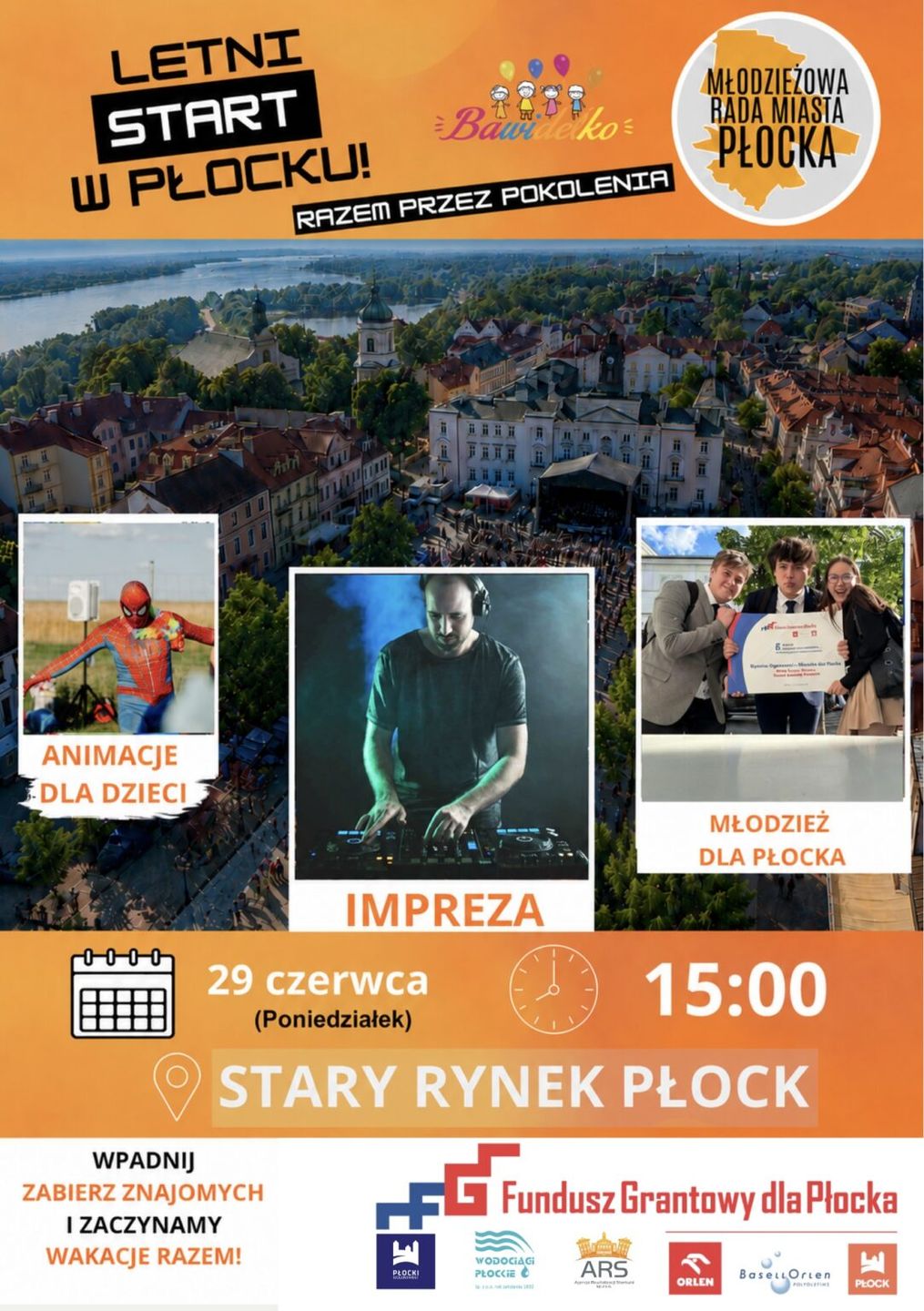 Letni start w Płocku 