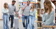 Jennifer Lopez wtula się w Bena Afflecka na pchlim targu. Tym razem aktor obdarzał czułościami OBECNĄ żonę (ZDJĘCIA)
