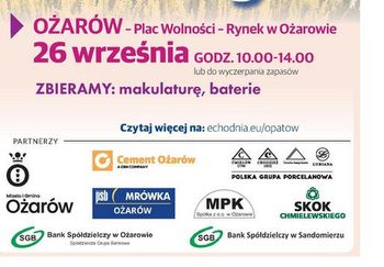 Ożarów: "Wrzosy za surowce wtórne" akcja Echa Dnia w piątek 26 września