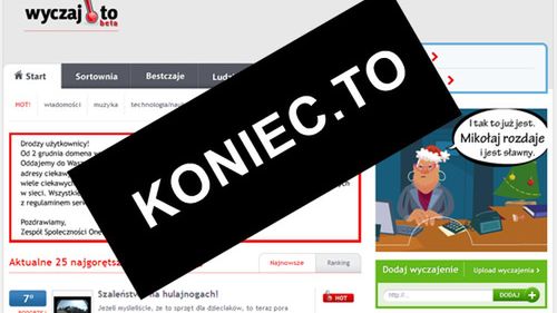 Koniec Wyczaj.to 1