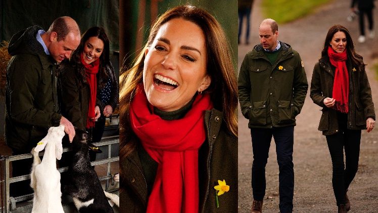 Księżna Kate i książę William z wizytą w Walii