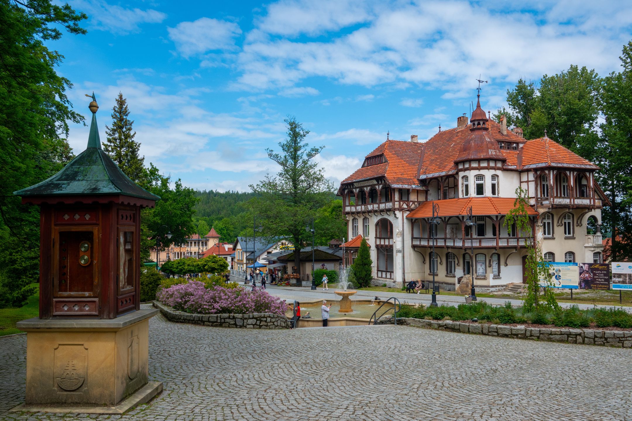 Wiele sanatoriów znajduje się w pięknych, zabytkowych budynkach