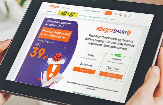 Allegro nie traci sprzedawców po debiucie Amazona, chce pożyczyć kupującym 1 mld zł
