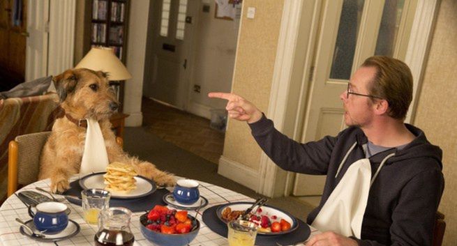 Simon Pegg w komedii "Absolutely Anything"