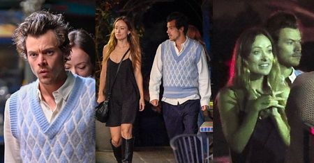 Zdystansowani Olivia Wilde i Harry Styles wracają z kolacji ze znajomymi. Kłopoty w raju? (ZDJĘCIA)