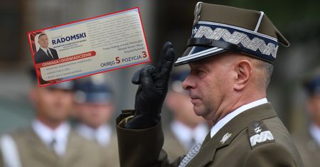 Zwolnienie go było pierwszą decyzją szefa MON-u. Generał startuje w wyborach