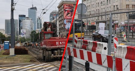 Stolica sparaliżowana. Nagrali, jak wygląda Warszawa w środku lata