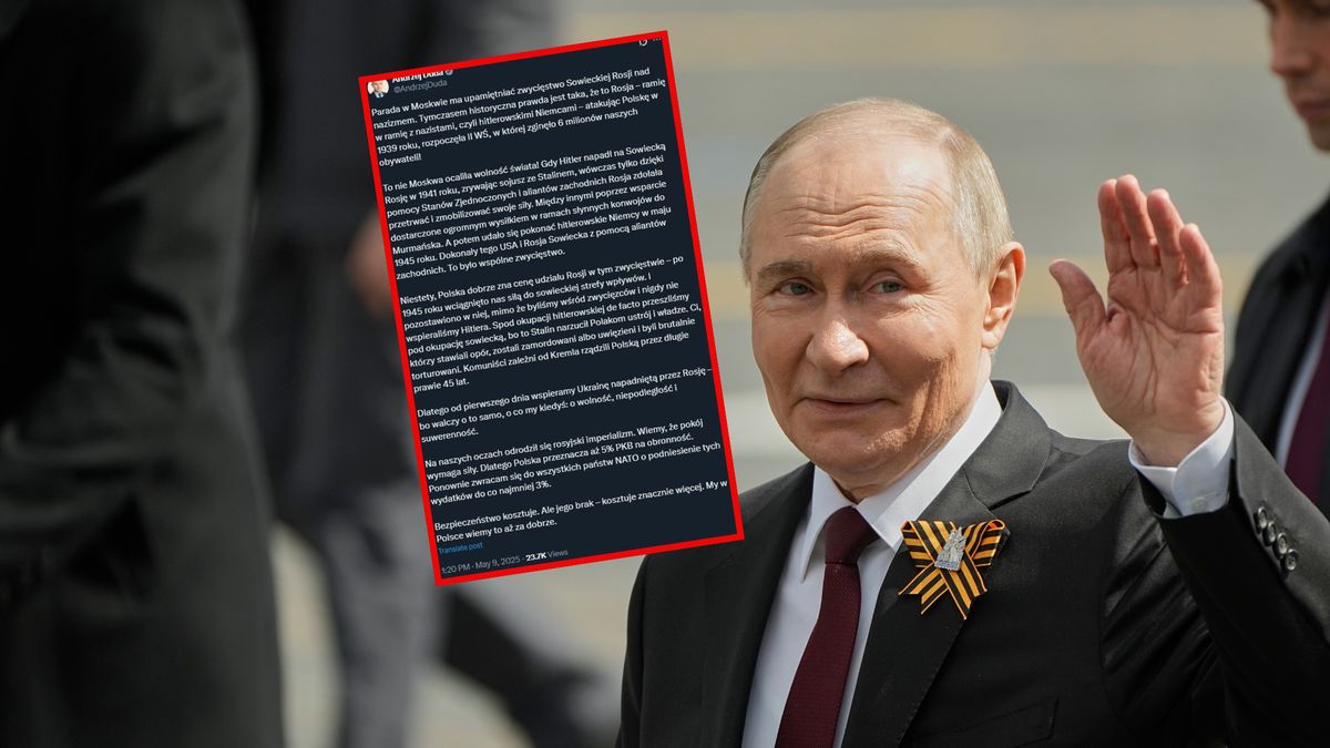 Duda skomentował paradę w Moskwie