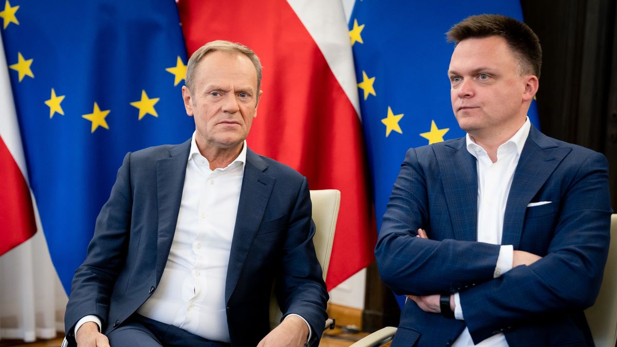 Tusk i Hołownia